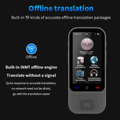 S80 Pro Intelligent Translation Machine 138 Language Intelligent Recording 19 Offline Real-time Photo Translat Chat GPT AI Voice