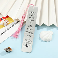 Personalised Funny Bookmarks Metal Bookmarks for Book Lovers School Supplies for Friend Accessories Men Women Reading Markers