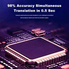 Translator Earbuds 144 Languages APP Real-time Translator Earphones Smart Voice Translator Earbuds Wireless Translation Headset
