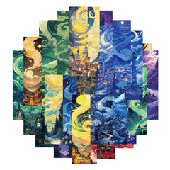 30pcs Bookmark Reading Book Mark Vintage Scenery Book Page Marker Stationery Supplies Children Gifts