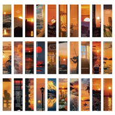 30pcs Bookmark Reading Book Mark Vintage Scenery Book Page Marker Stationery Supplies Children Gifts
