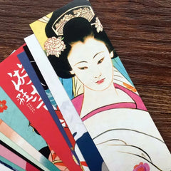 Juego de 30 marcapáginas de papel kawaii, estilo vintage japonés, para niños, estudiantes, escuela, oficina, papelería.