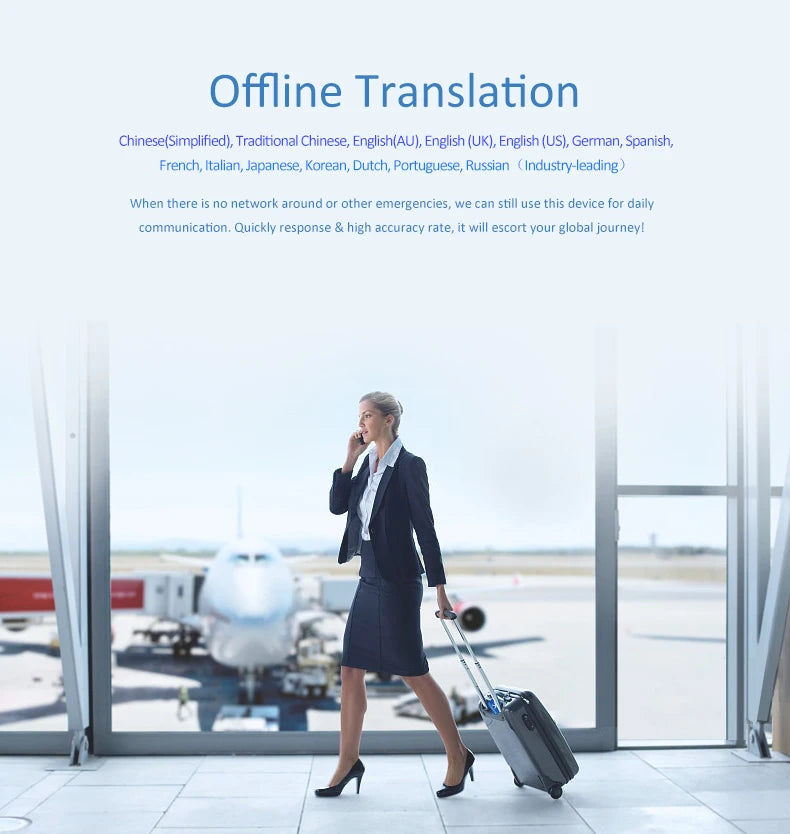 T11 Portable Audio Translator 138 Language Smart Translator Offline In Real Time Smart Voice AI Voice Photo Translator T10Pro
