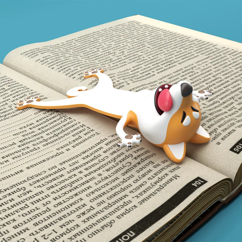 Creative 3D Stereo Bookmark Cute Cartoon Animal Marker Kawaii Cat Panda Bookmark Of Pages Kids Gifts School Stationery Supplies