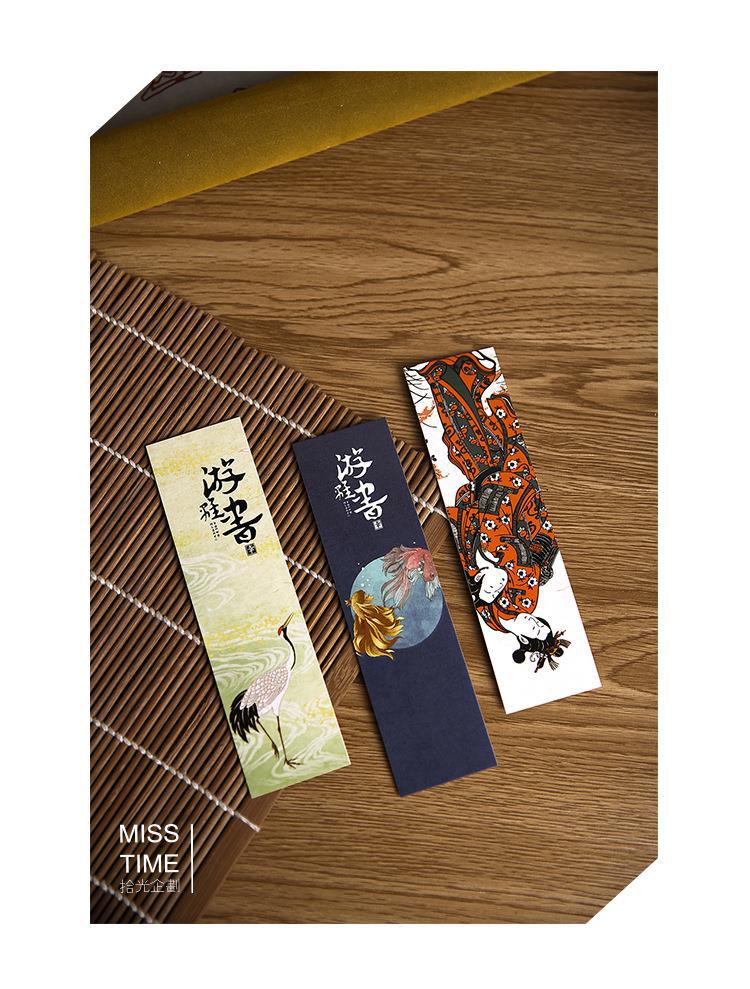 30 Pcs/Set Cute Kawaii Paper Bookmark Vintage Japanese Style Book Marks for Kids Student School Office Stationery