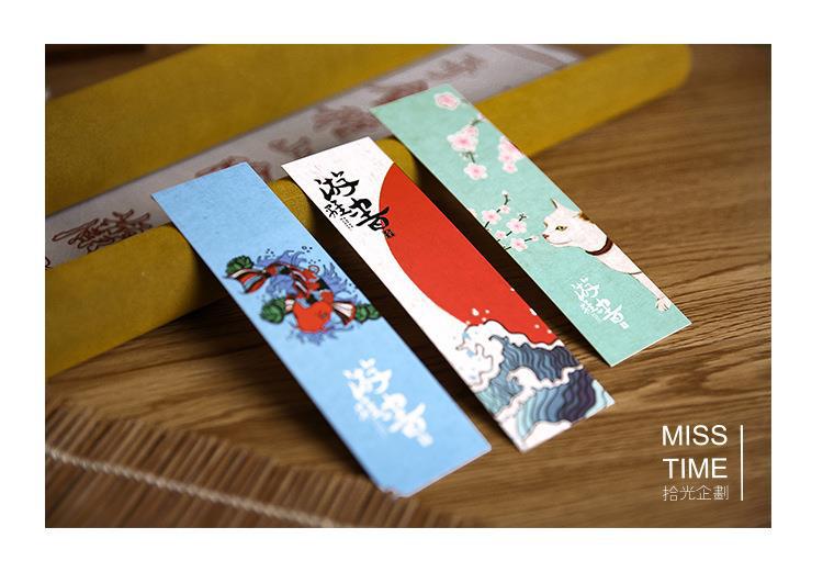 30 Pcs/Set Cute Kawaii Paper Bookmark Vintage Japanese Style Book Marks for Kids Student School Office Stationery