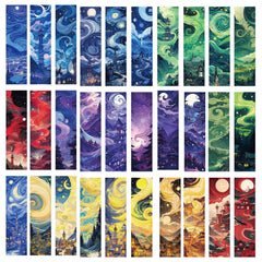 30pcs Bookmark Reading Book Mark Vintage Scenery Book Page Marker Stationery Supplies Children Gifts