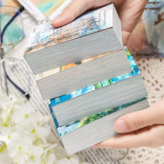 200 sheet Four Seasons Landscape material paper Decor Diary Album Scrapbooking material Background paper junk journal supplies