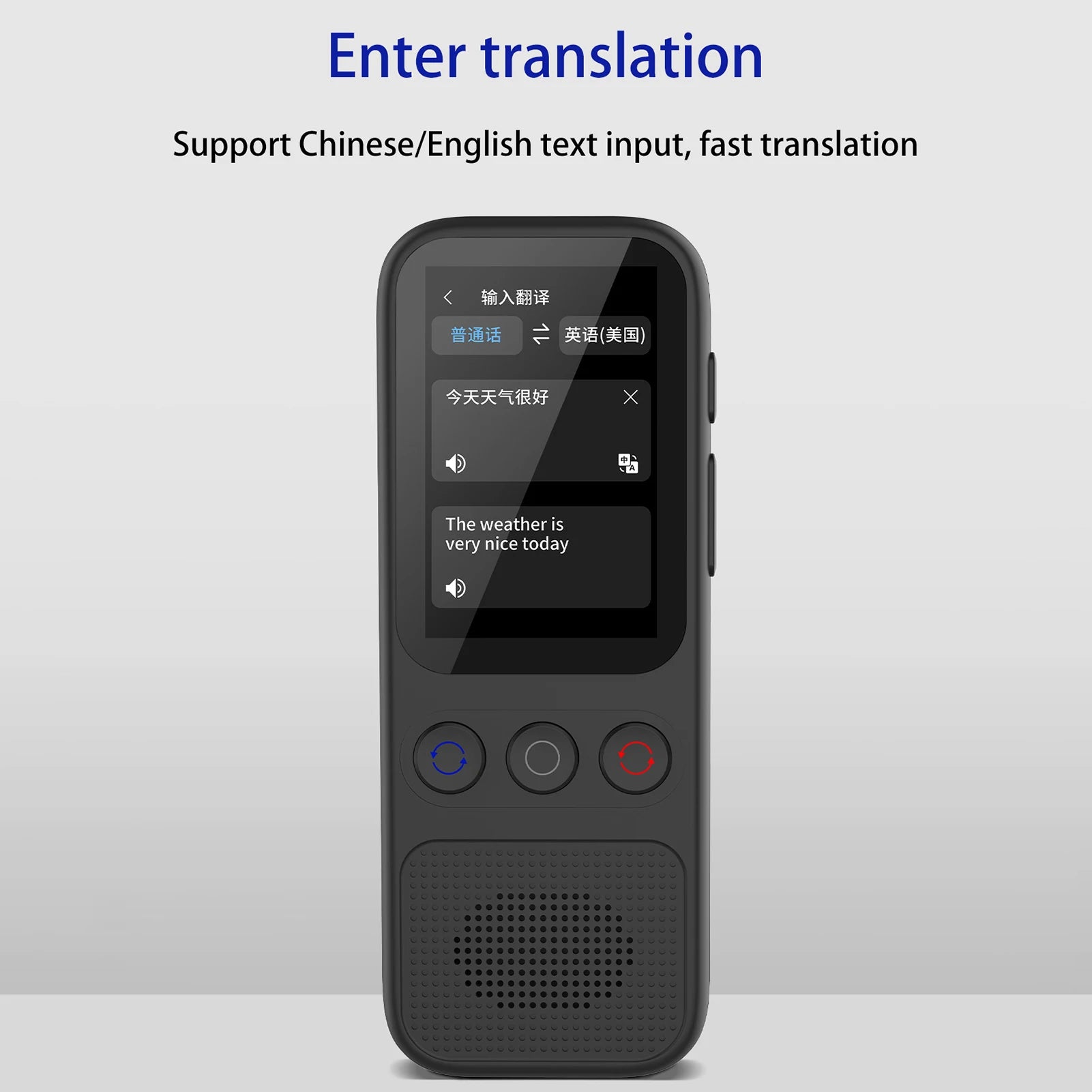S80 Portable Language Translator Device with 138 Languages Voice Translating 17 Offline Translation Simultaneous Interpretation