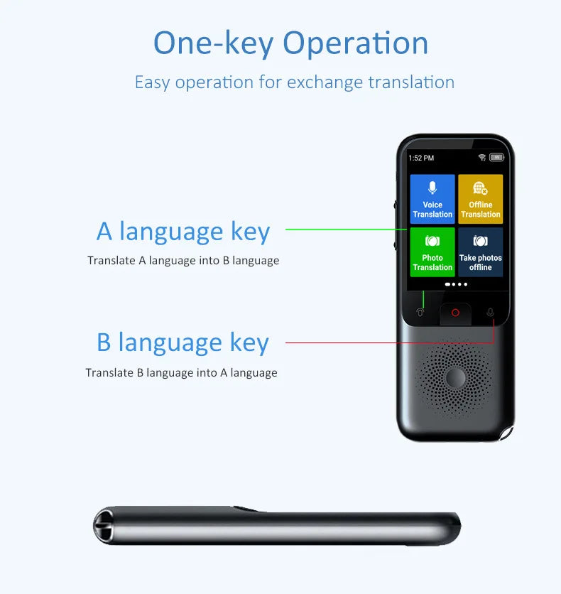 Translation Machine Cross border Language Offline Language Portable Translation Earphone Translator Intelligent Camera Device