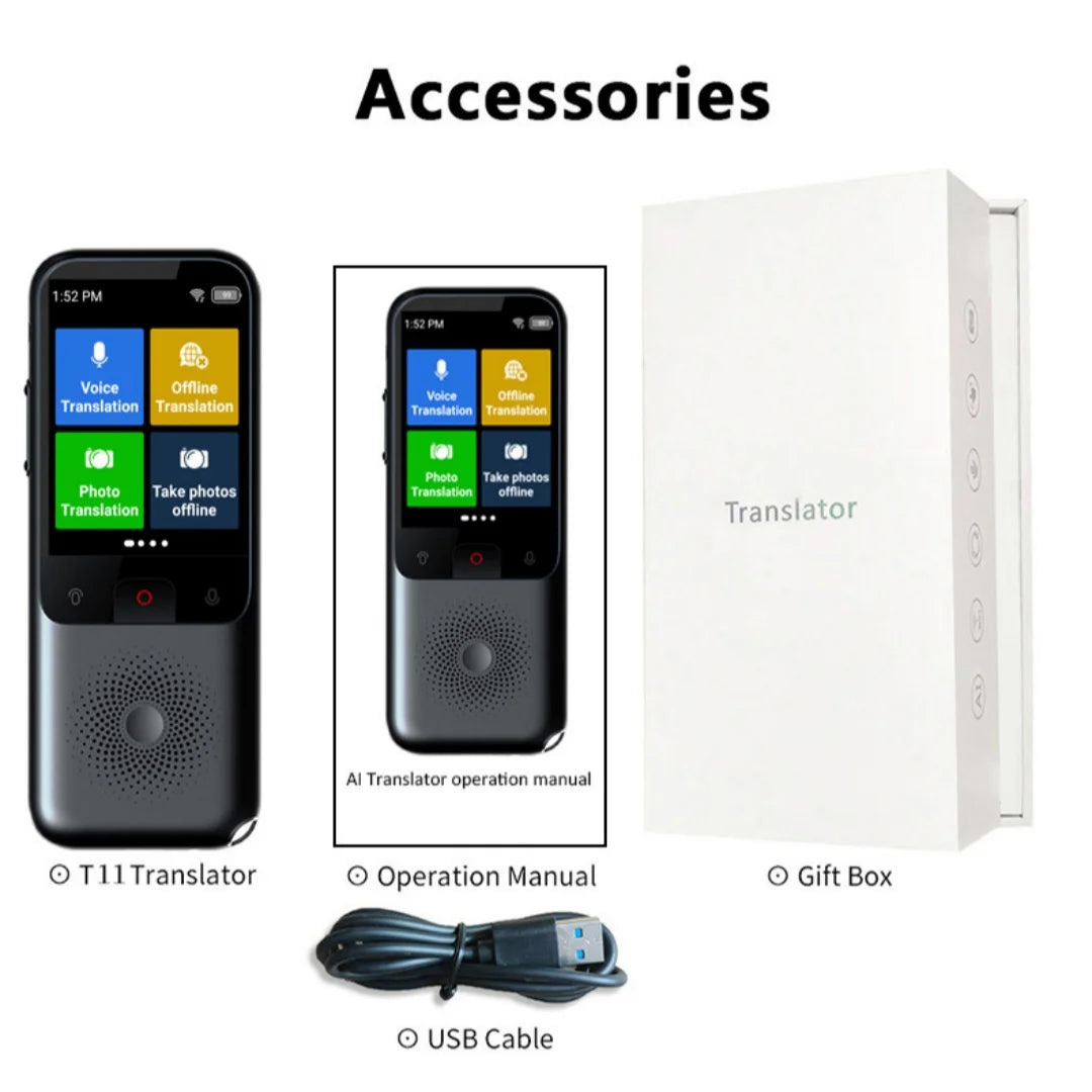Translation Machine Cross border Language Offline Language Portable Translation Earphone Translator Intelligent Camera Device