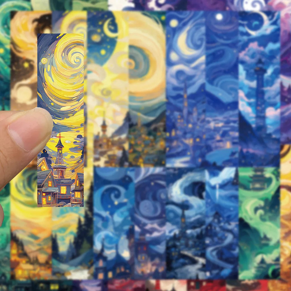 30pcs Bookmark Reading Book Mark Vintage Scenery Book Page Marker Stationery Supplies Children Gifts