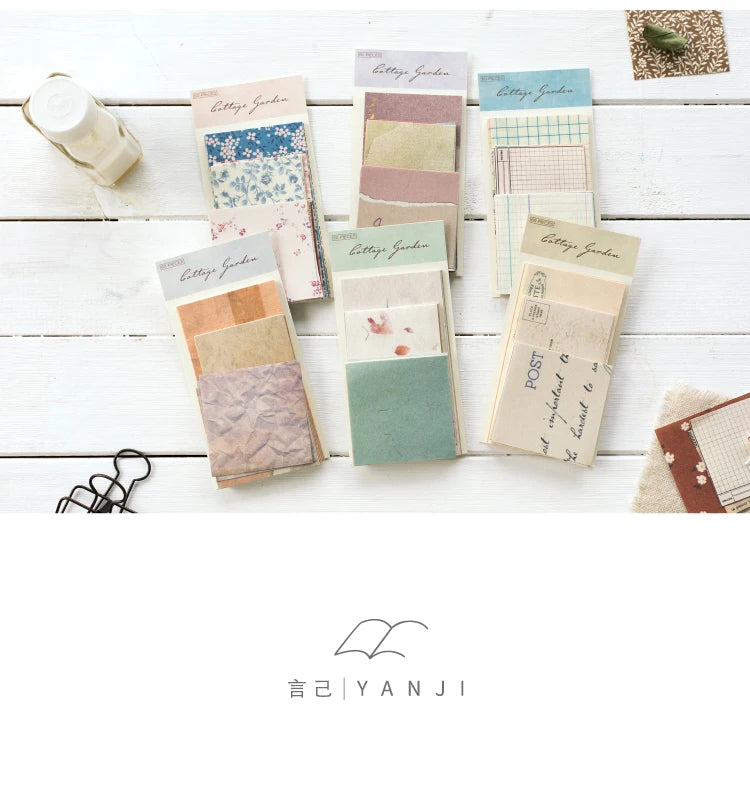 60 pcs Vintage Collage Scrapbooking Journal Material paper Card Making DIY Retro Source Paper Creative Memo Stationery