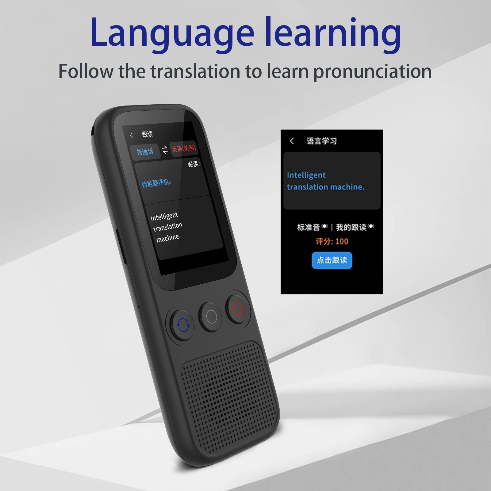 S80 Portable Language Translator Device with 138 Languages Voice Translating 17 Offline Translation Simultaneous Interpretation