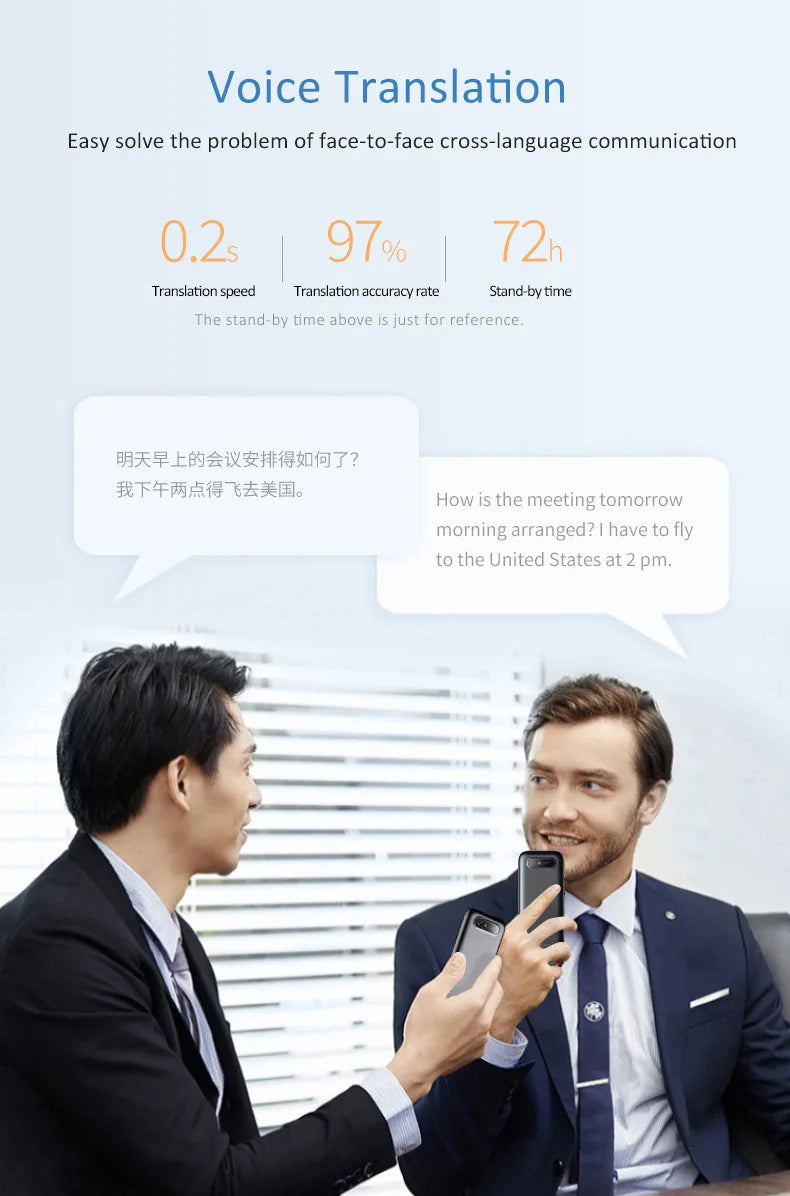 Translation Machine Cross border Language Offline Language Portable Translation Earphone Translator Intelligent Camera Device